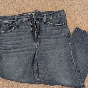 Madewell Blue Straight Leg Jeans